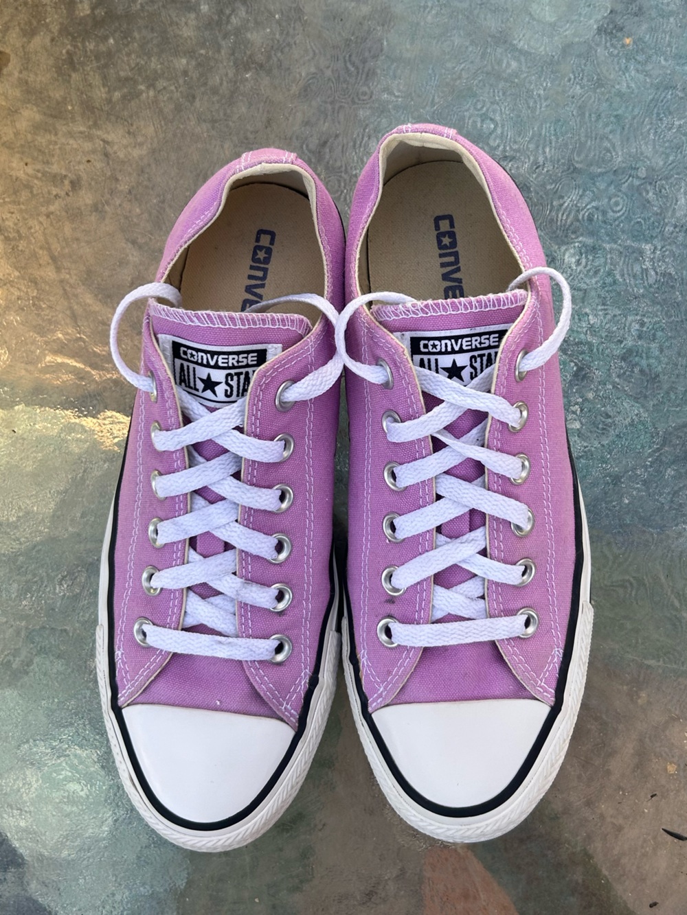 Converse Chuck Taylor All Star Fuchsia Glow Low Top Sneakers Women’s 8 - Picture 11 of 11